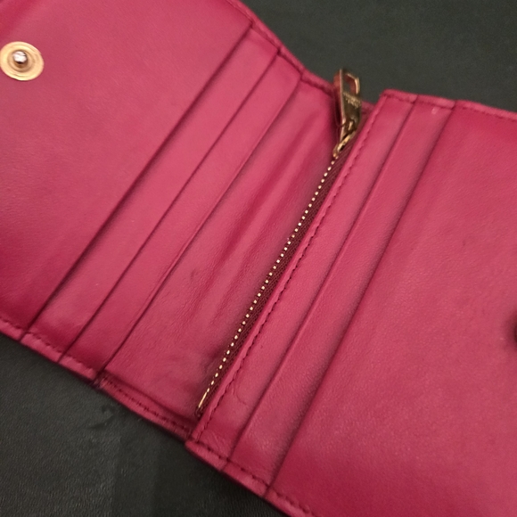 Dolce & Gabbana Pink Card Holder with Silver Logo - Picture 2 of 7